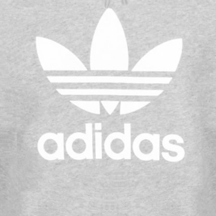 Alternative Image for ProductAdidas Originals Trefoil Hoodie Grey3